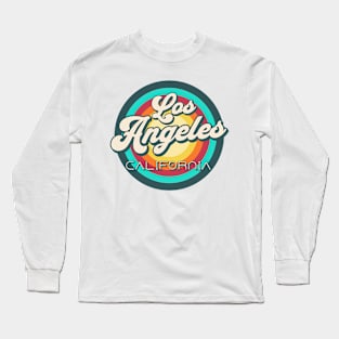 Retro Los Angeles California Long Sleeve T-Shirt